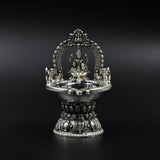 Silver Laxmi Deepam for pooja