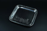 Silver train baby feeding set