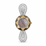 silver ring watch for women