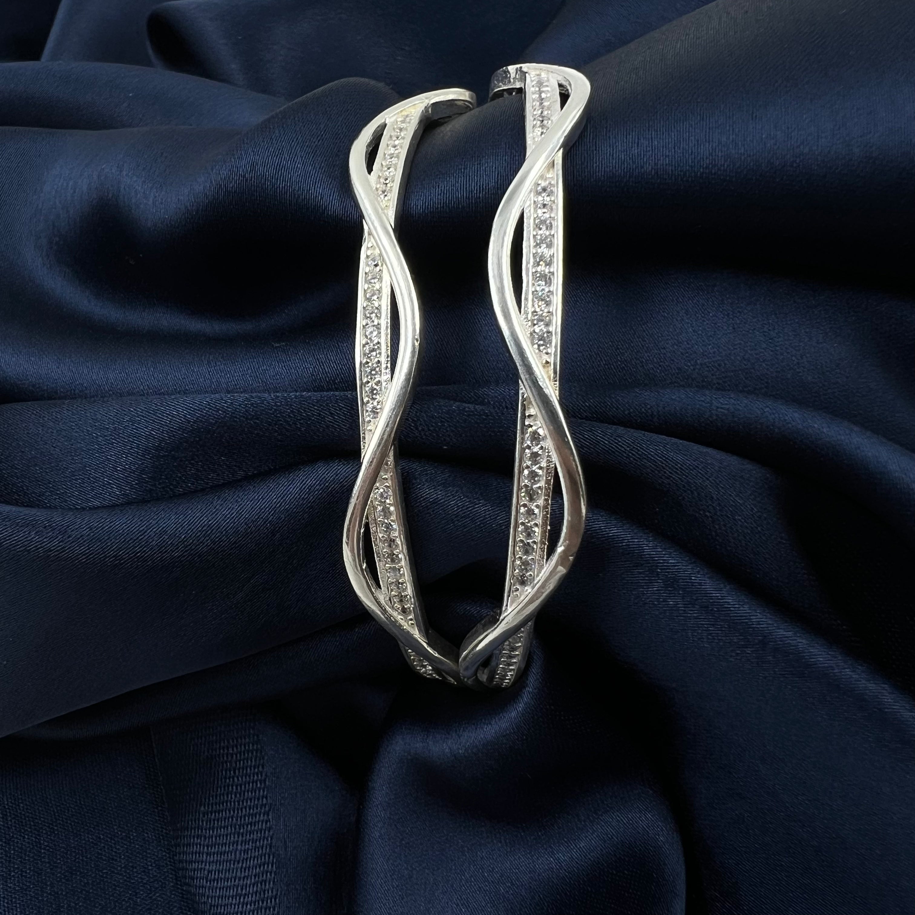 sleekwave 925 silver bangles