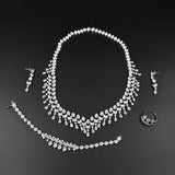 Stellar Veil necklace set in 925 silver