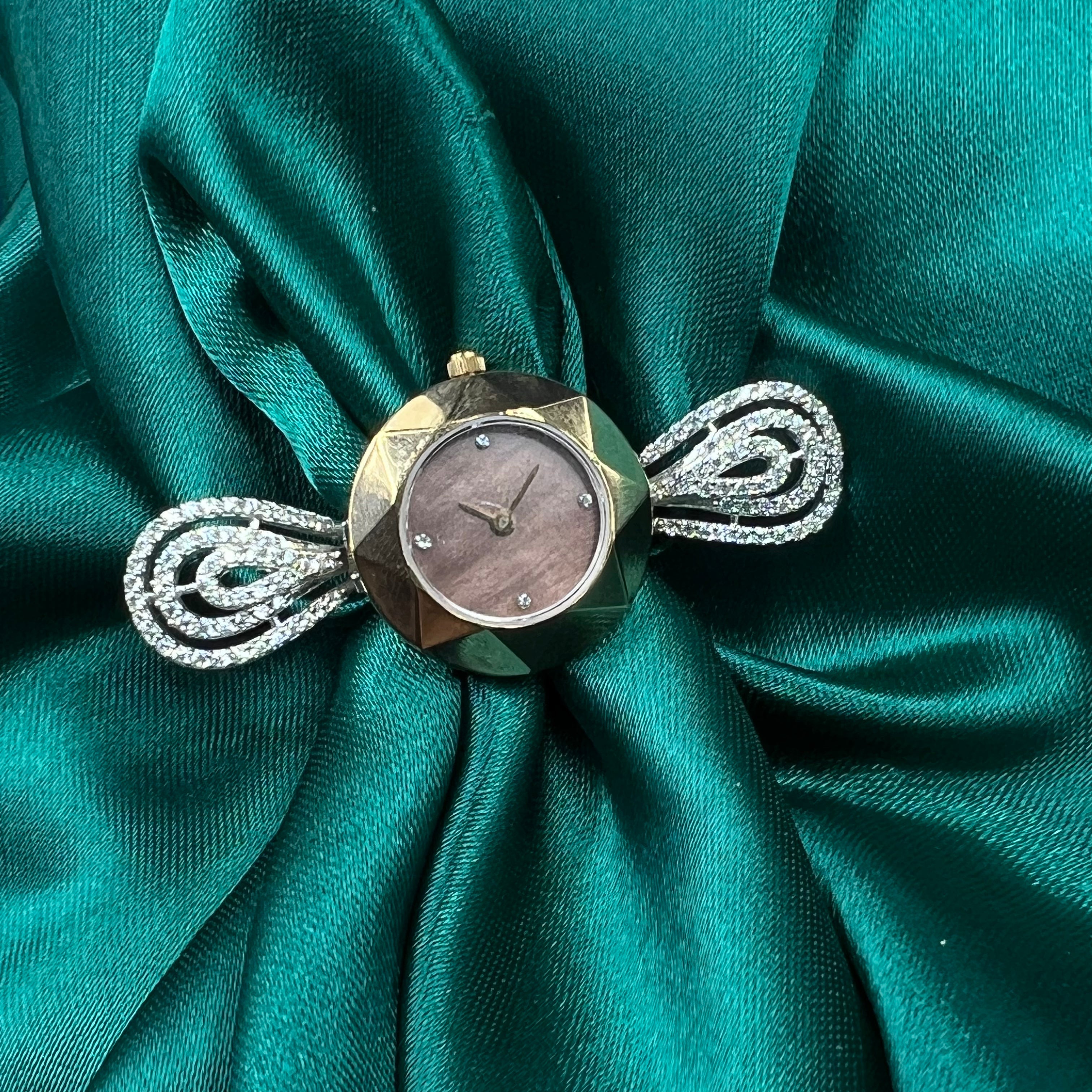 sterling silver ring watch for women