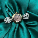 sterling silver ring watch for women