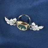 stylish zuri silver ring watch
