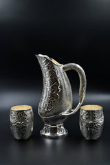 Taru silver jug set 925 with glasses