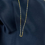 Tri tone silver chain design