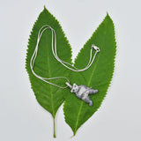 Unique 925 silver teddy pendant design