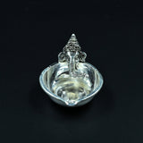 Vinayak silver diya for pooja